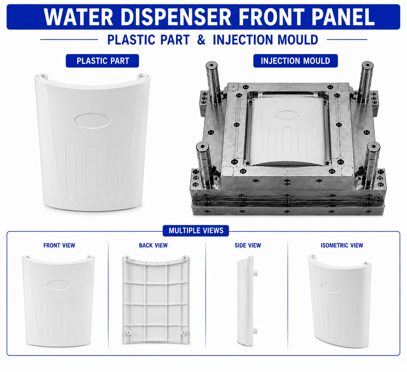 Water Dispenser Plastic Front Panel